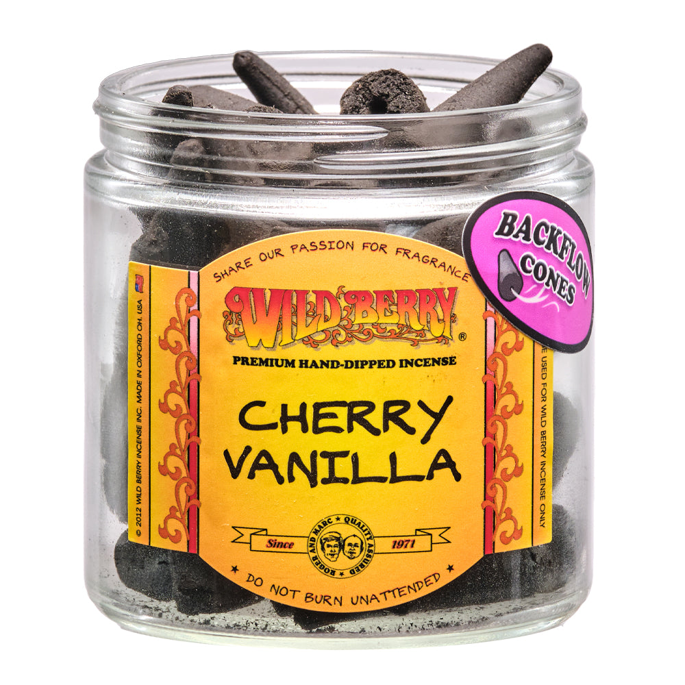 Wild Berry Back Flow Cones Cherry Vanilla