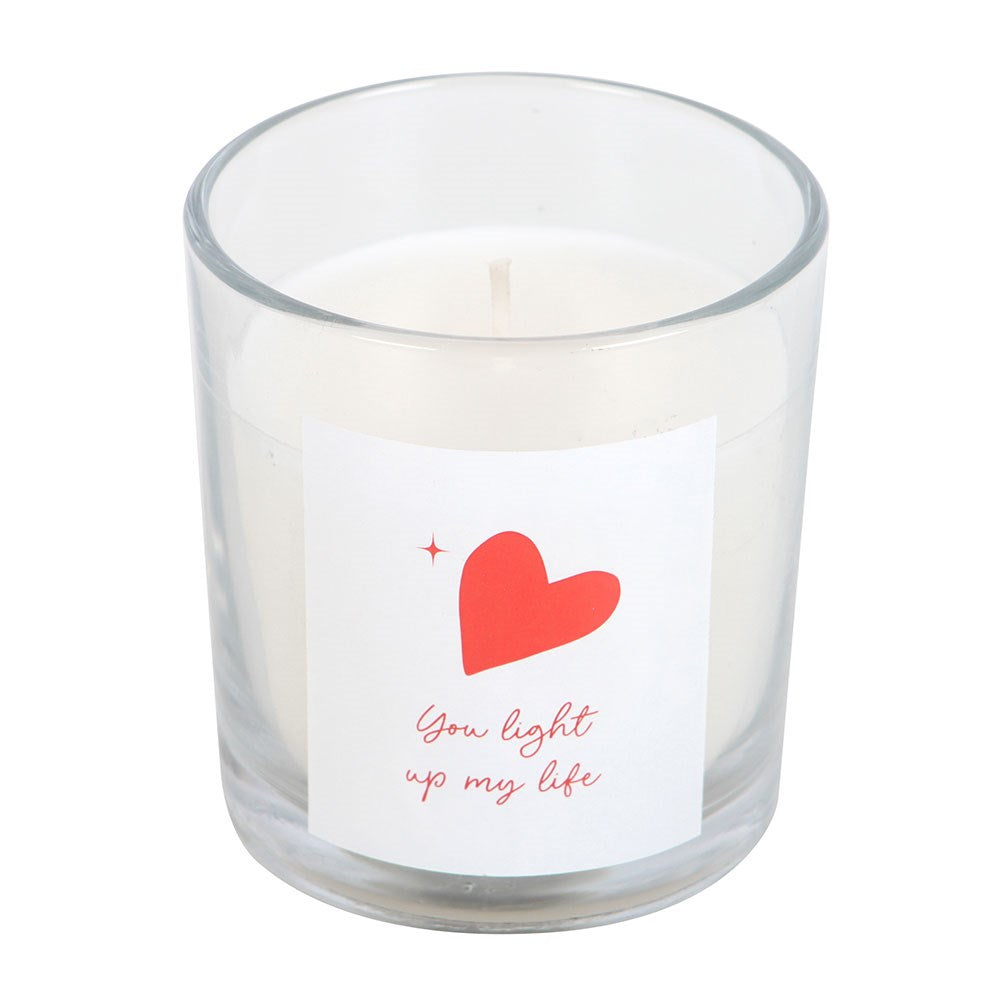 You Light Up My Life - Strawberry Scented Candle