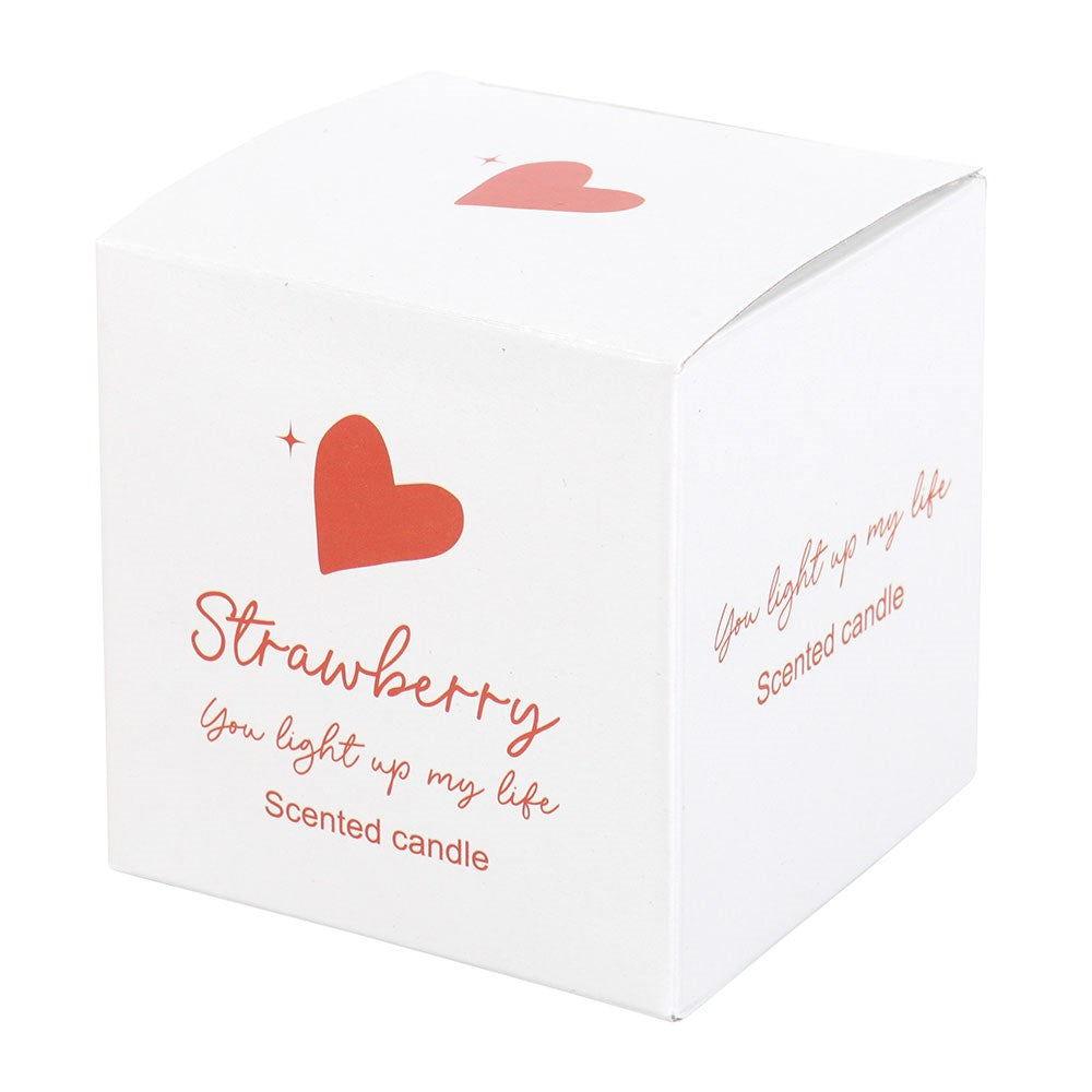 You Light Up My Life - Strawberry Scented Candle