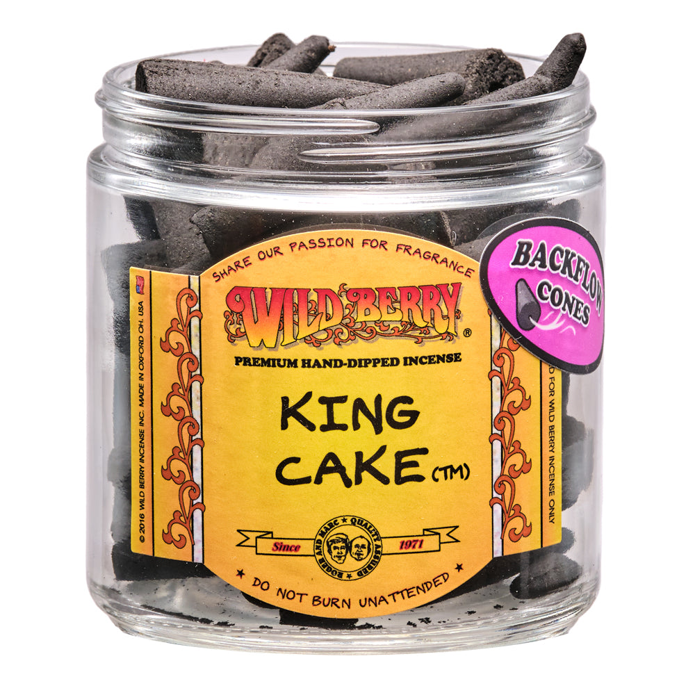 Wild Berry Back Flow Cones King Cake