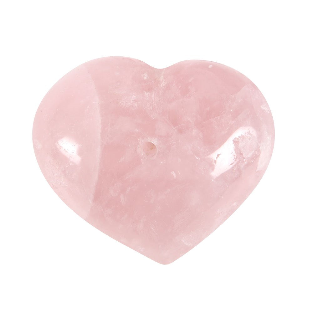 Rose Quartz Crystal Heart Incense Holder