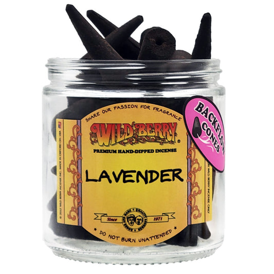 Wild Berry Back Flow Cones Lavender