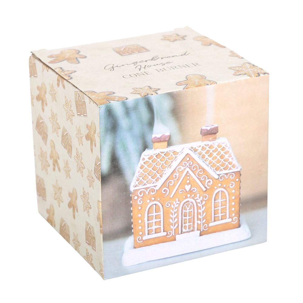 Gingerbread House Incense Cone Burner