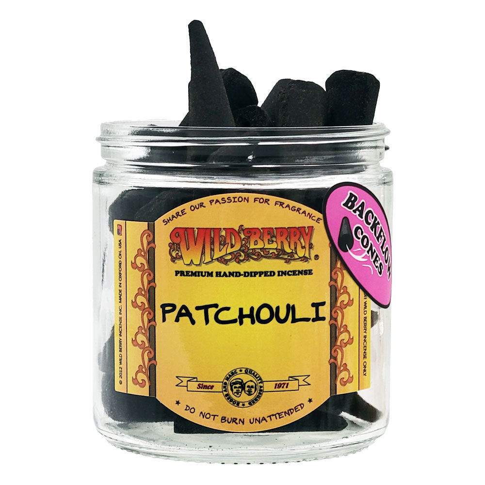 Wild Berry Back Flow Cones Patchouli